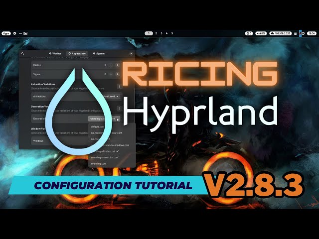 Ricing HYPRLAND. Custom Hyprland setup with ML4W Dotfiles. Wallpaper, Waybar, Window Styling, more