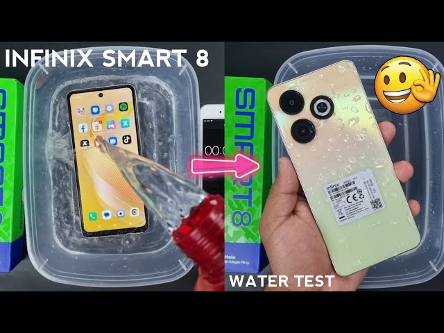 Infinix Smart 8 Water Test 💦💧| Will it Survive Or Dead?