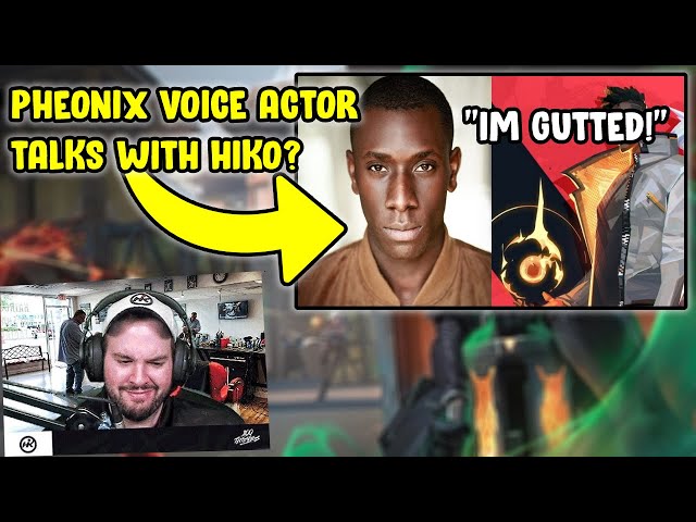 HIKO INTERVIEWS PHOENIX VOICE ACTOR and GETS HIM TO SAY IN-GAME LINES w//NINJA