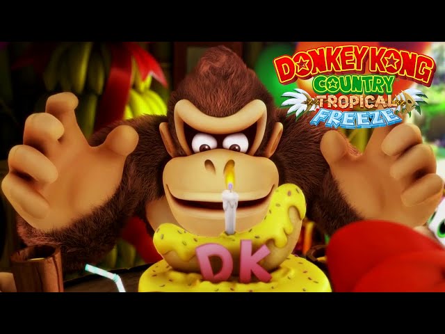 Donkey Kong Country Tropical Freeze - Full Game Co-op Walkthrough