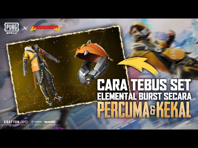 Cara Tebus Set Elemental Burst | PUBG MOBILE x BoBoiBoy