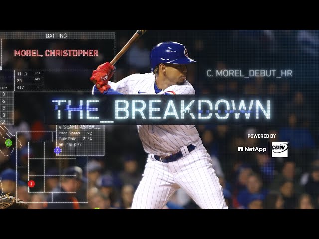 Cubs Rookie Christopher Morel Breaks Down His MLB Debut Home Run