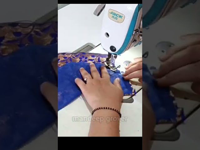 Blouse back neck design cutting and stitching #shorts #shortvideo