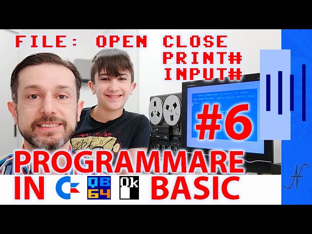 How to write - read files in Basic: Open, Close, Print#, Input#. Commodore, QB64 and PC-Basic. #6
