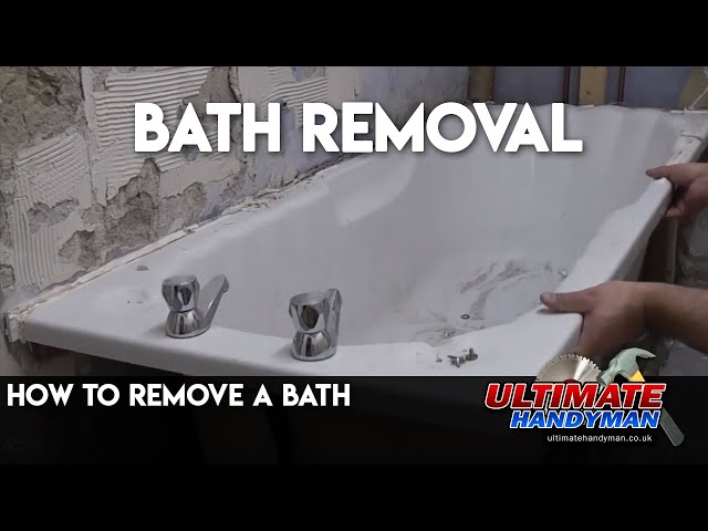 How to remove a bath