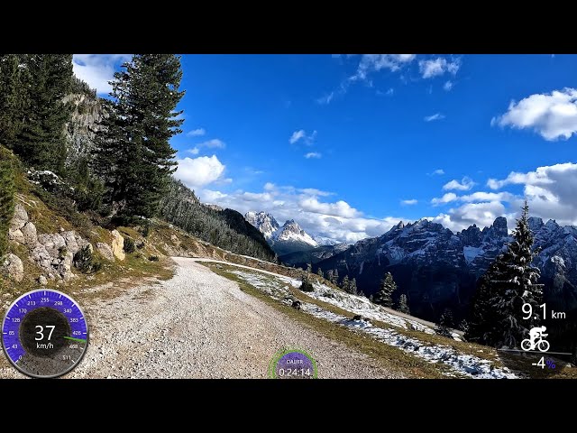 Scenic MTB Indoor Cycling Workout from Hotel Brückele to Plätzwiese Garmin 4K Video