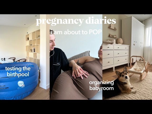 almost time to meet our baby! labor prepping, finishing the babyroom | vlog