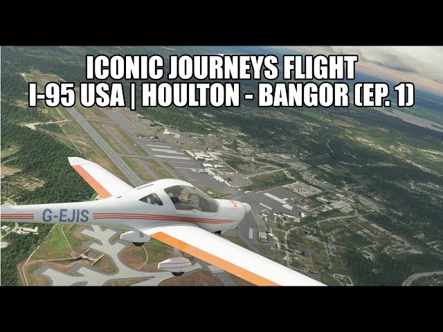 MSFS Iconic Journeys Flight - I-95 USA | Multi-let VFR Flight - Series 1 (Ep.1)