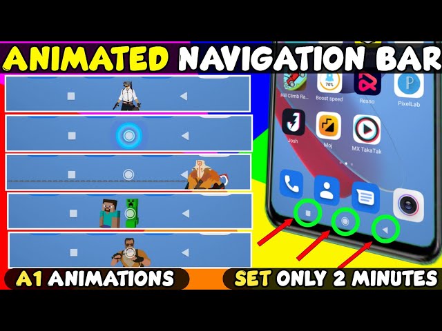 ANIMATION NAVIGATION BAR IN MOBILE | GAME ANIMATION #navigation #youtube #premtechnical