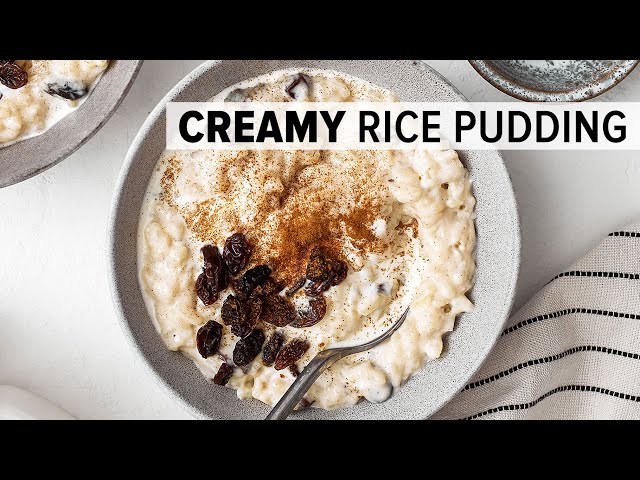 Creamy RICE PUDDING Is The Perfect Winter Dessert!