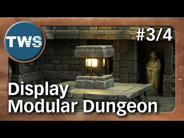 Tutorial: Modular Dungeon-Display #3/4 / Zusammenbau / assembly (Tabletop-Gelände, TWS)