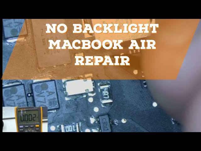 Macbook Air Backlight Repair on an A1369 Logic Board 820-3023