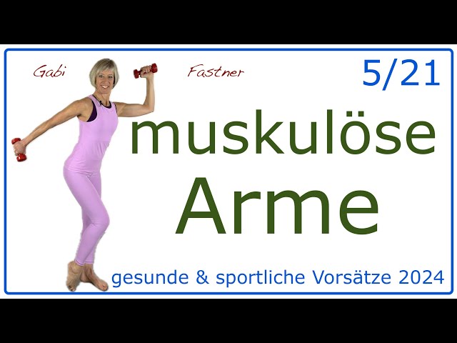 5/21 🤗 25 min. Hantel-Training für muskulöse Arme und Schultern | im Stehen