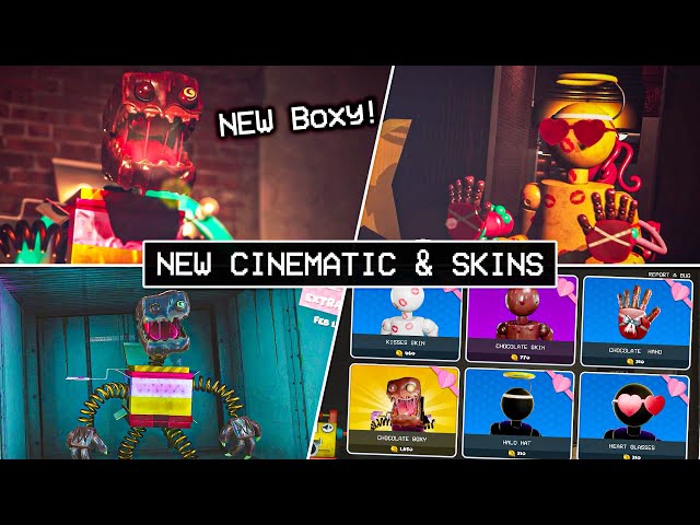NEW BOXY BOO, CINEMATIC & All Valentine's Day COSMETICS! - Project: Playtime [New Update]
