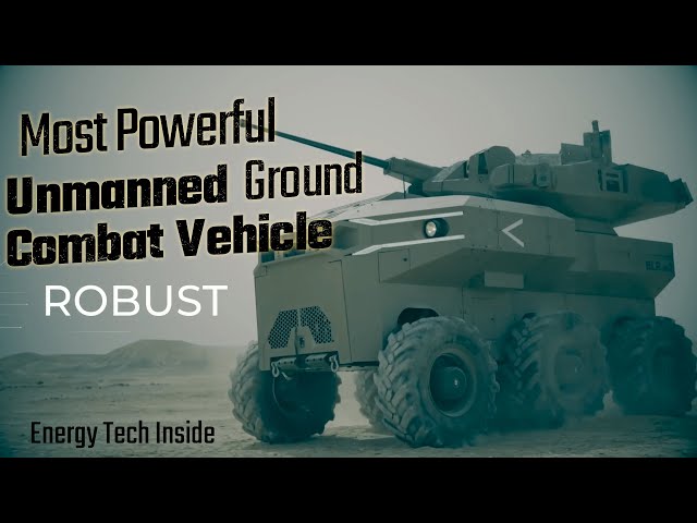Most POWERFUL Robotic Combat Vehicle: ROBUST  #UGV #warfare #militarynews #release #israeli #elbit