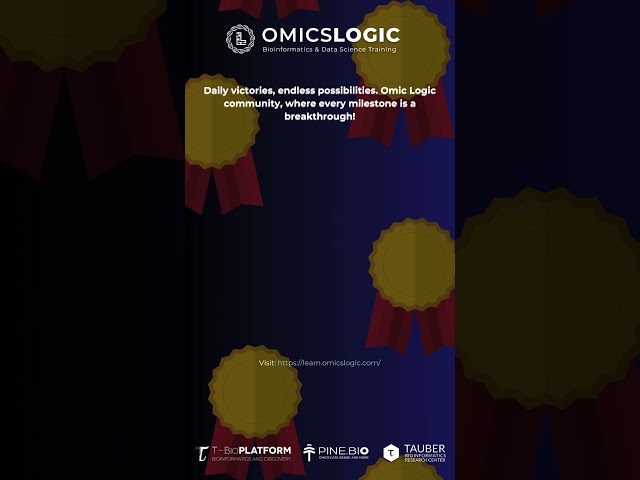 OmicsLogic Bioinformatics Community: Celebrating Every Milestone #research #bioinformatics #success