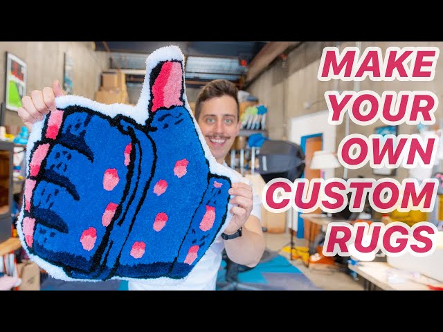 How to create your own custom rugs! (Tufting Gun Tutorial)