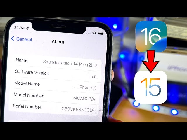 How To Downgrade iOS 16 to iOS 15 UNSIGNED (Full Tutorial) (No Blobs) (15.6 RC)