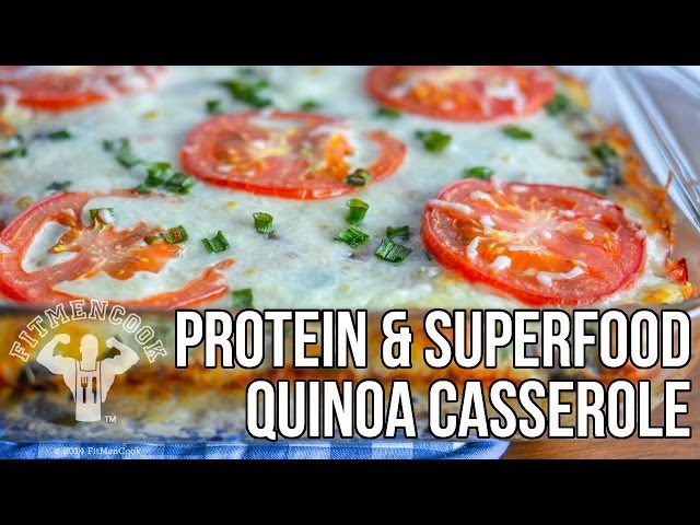 FitMenCook Protein & Superfood Breakfast Casserole Recipe / Cacerola de proteína y súper alimentos