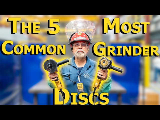 The 5 Most Common Angle Grinder Discs