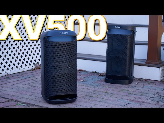 Sony XV500 Review - Sony Keeps Refining Their Speakers