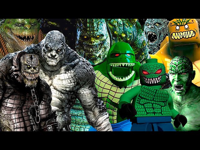 Evolution of Killer Croc in Batman Games 2001 - 2018