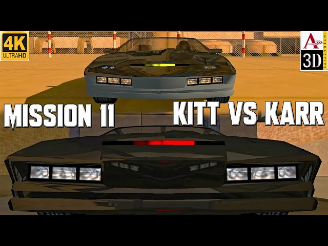 KITT VS KARR | Knight Rider 2: The Game Ending - Mission 11: A3D PC Gameplay