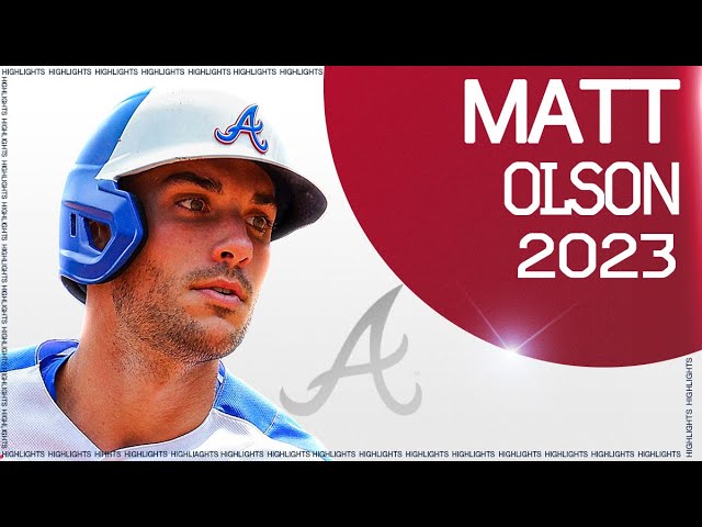 MATT THE BATT! Matt Olson made Atlanta Braves history in 2023!