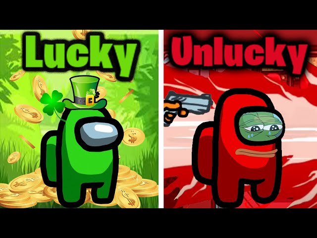 Lucky vs Unlucky - Among Us Perfect Timing Moments #1