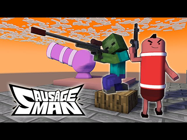 Monster School : SAUSAGE MAN CHALLENGE - Minecraft Animation