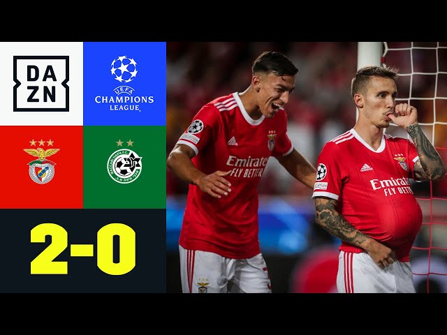 Grimaldo traumhaft! Haifa zu harmlos: Benfica - Maccabi Haifa 2:0 | UEFA Champions League | DAZN