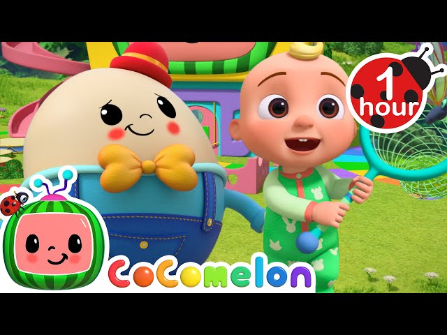Animal Humpty Dumpty🥚CoComelon JJ's Animal Time | Nursery Rhymes and Kids Songs | After School Club