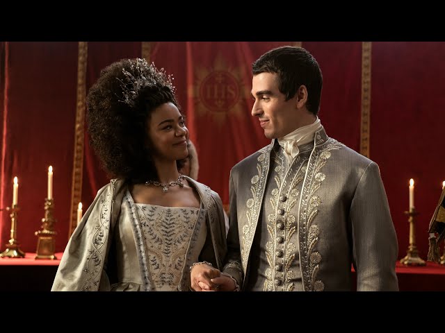 Queen Charlottle and King George Meet Cute | Bridgerton Story Netflix