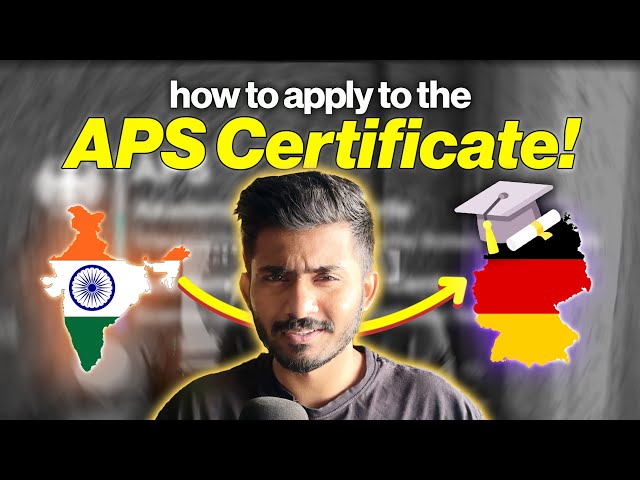 Step by Step - How to Apply for the APS certificate in 2024 🇩🇪