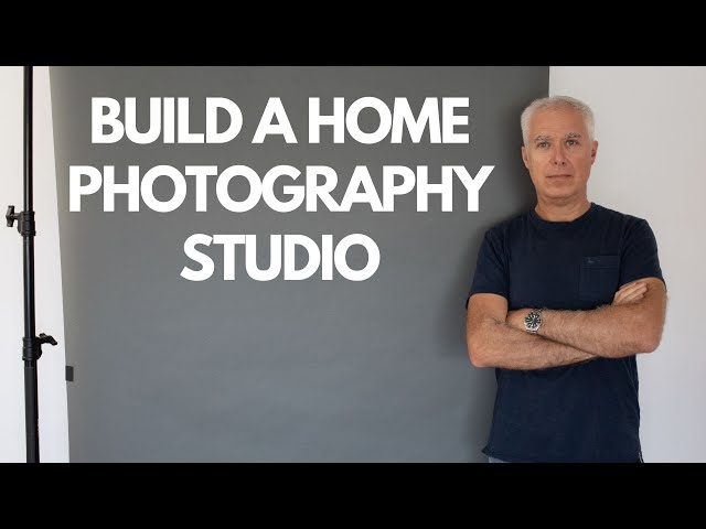 Setting up a home photography studio
