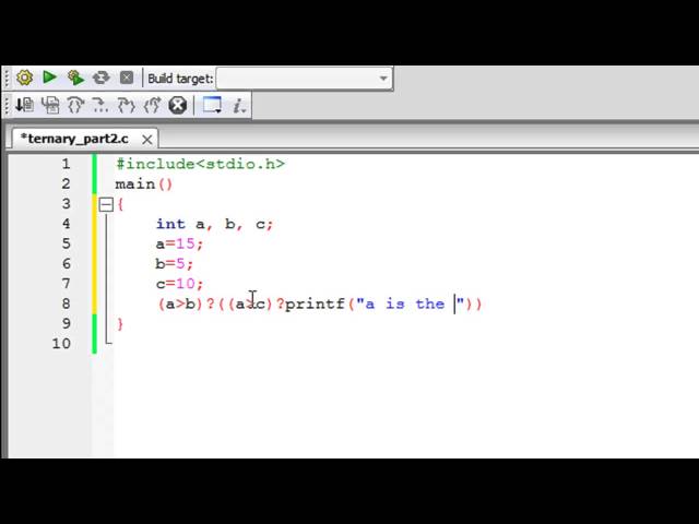 C Programming Tutorial - 34: Ternary Operator (Part-2)