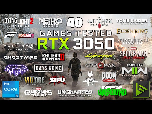 RTX 3050 Test in 40 Games in 2024