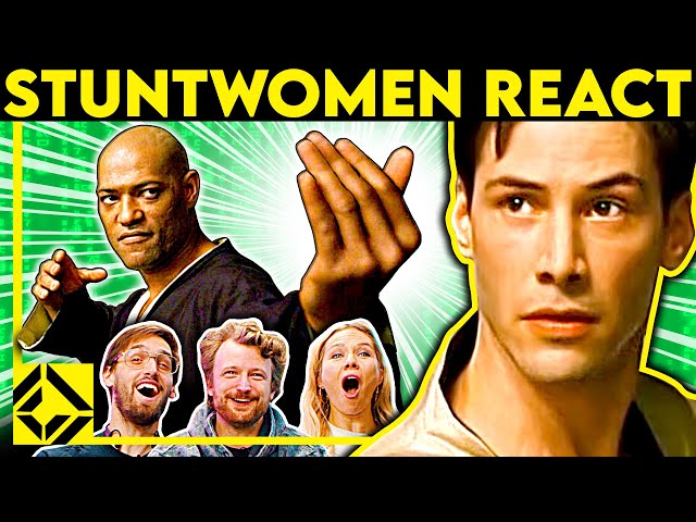 Stuntwomen React to Bad & Great Hollywood Stunts 9