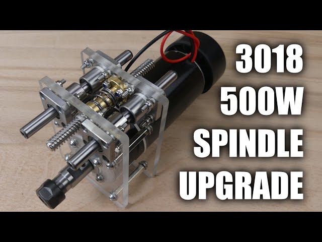 Cnc 3018 Upgrade with a 500 W Spindle Motor