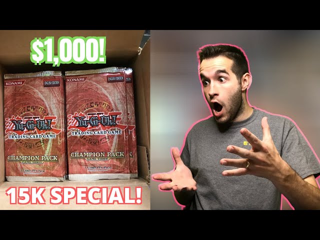 EPIC *CHAMPION PACK 3* HEAVY PACKS Yugioh Cards Opening! 15K Subscriber Special!