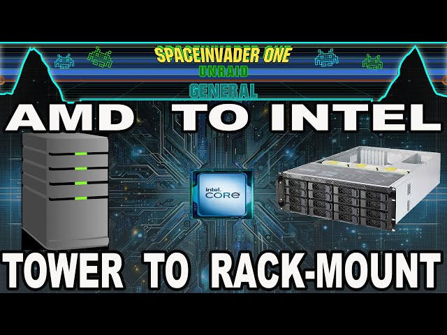 Intel Unraid Server Upgrade - Tower to Rackmount & Custom Laser Art