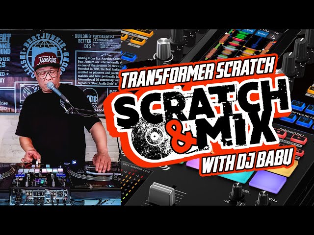 Transformer Scratch Tutorial with DJ Babu  | Scratch & Mix #3 | Beat Junkies Institute of Sound
