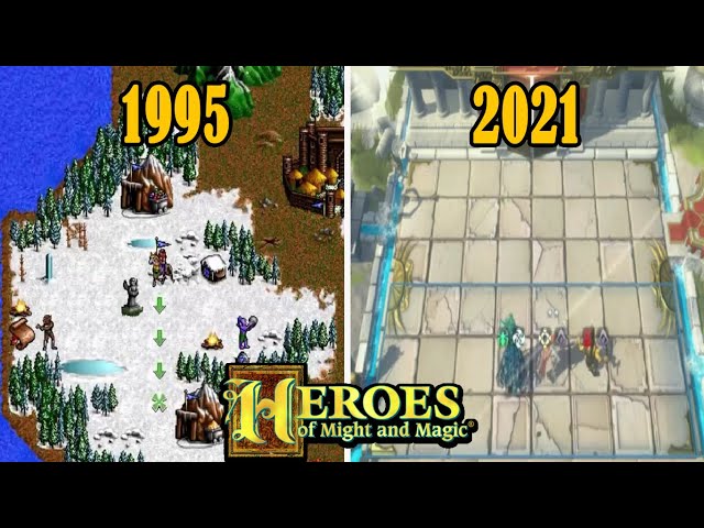 Evolution Game Heroes of Might and Magic 1995 to 2021 || Evolution Of Games