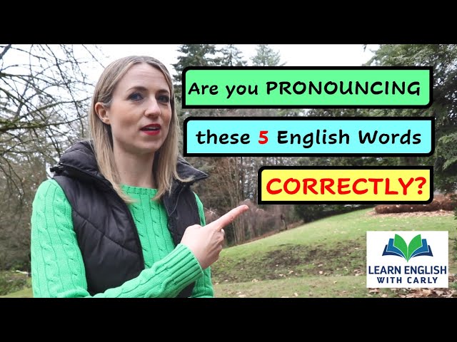 ✂️Are you PRONOUNCING these 5 English Words CORRECTLY? #englishpronunciation #speakingenglish