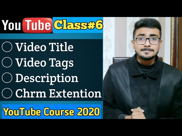 How to Earn Money Online with YouTube in 2021 | Title, Tags Research | YouTube Course 2021 | Class#6
