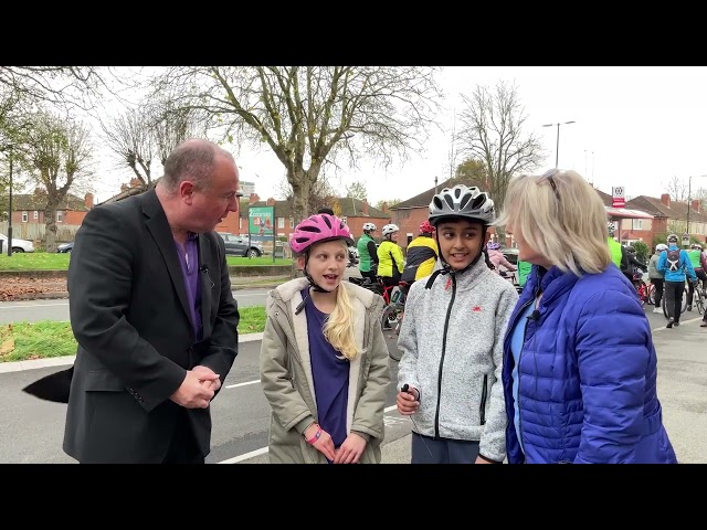 Coundon Primary tests out the Coundon Cycleway