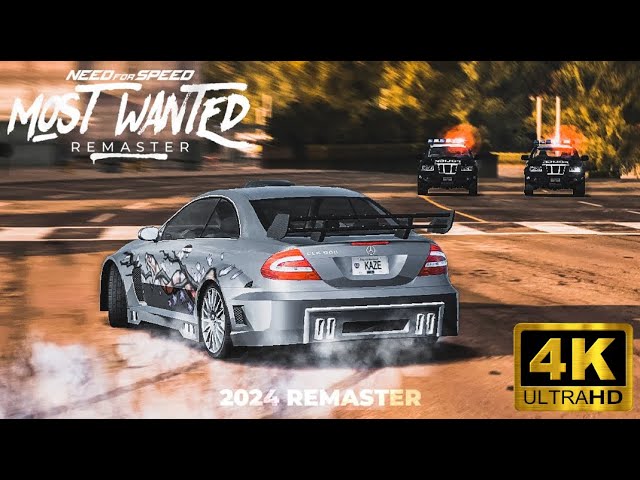 NFS Most Wanted 2024 Remaster | Defeating Blacklist 07 With Brutal Police Chase [4K60FPS]