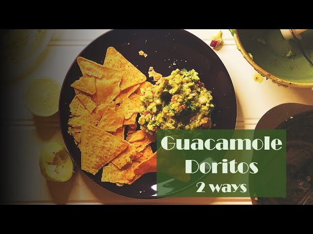 Guacamole Doritos 2 ways | Chunky Avocado Salsa | Smooth Guacamole | Mexican Guacamole Fresh & Easy