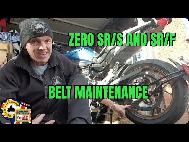 How to check and adjust a 2020 Zero sr/s Belt drive (Timestamps in description)
