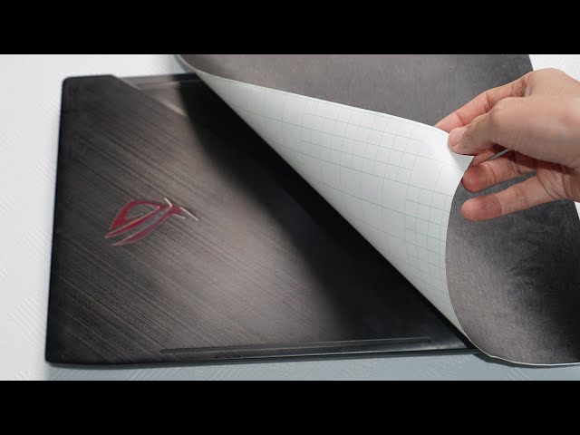 How to Install Laptop Back Protector/Skin without Bubbles | Laptop Skin Installation